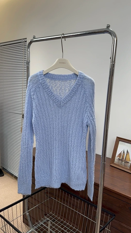 CHANGMEILI 常美丽羊毛慵懒感毛衣