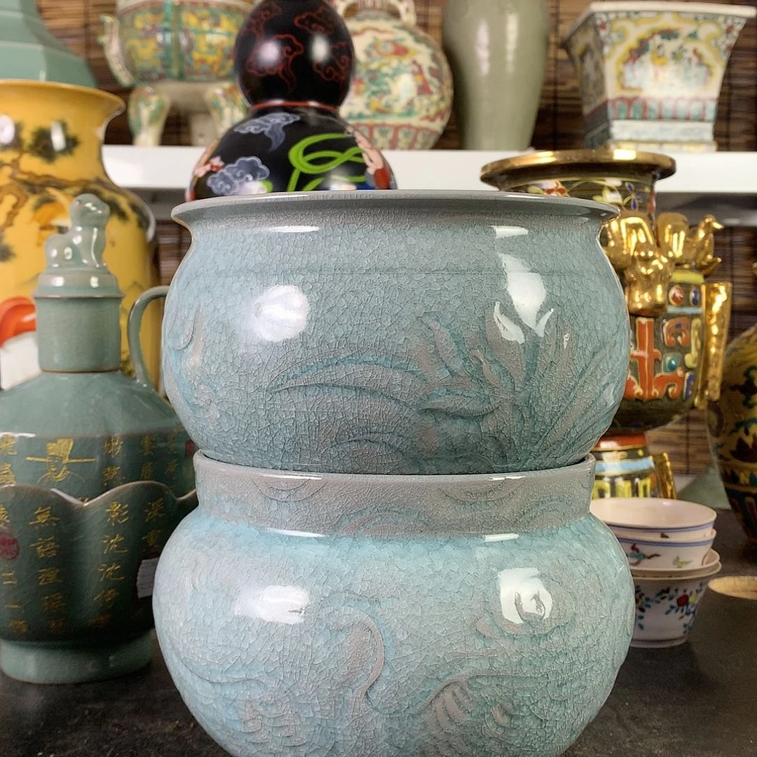 摆件瓷器真的很漂亮的