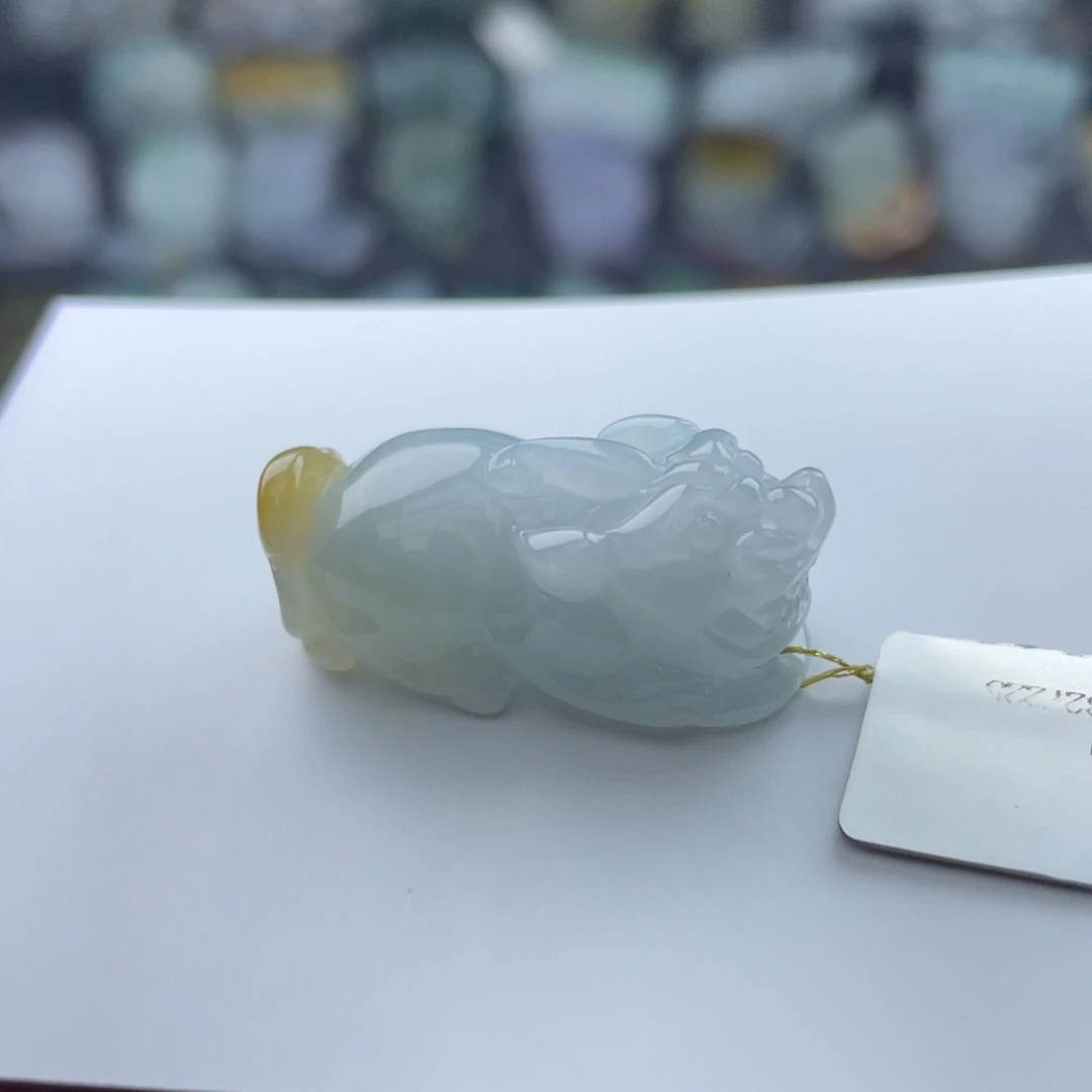 翡翠未镶嵌颈饰貔貅