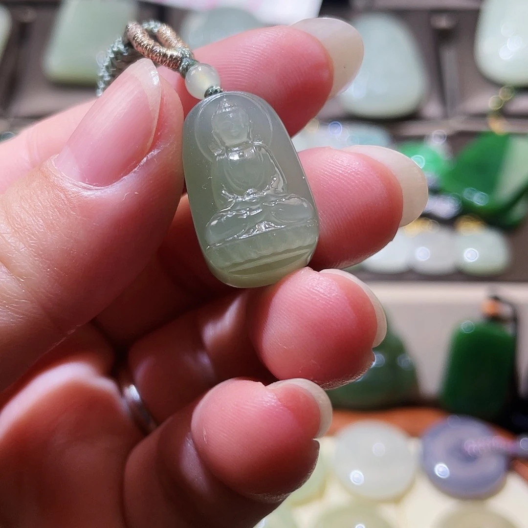 和田玉吊坠(不含链)未镶嵌