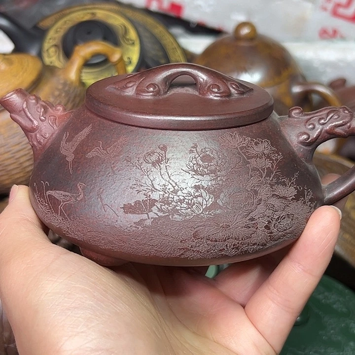 茶壶紫砂微瑕微瑕