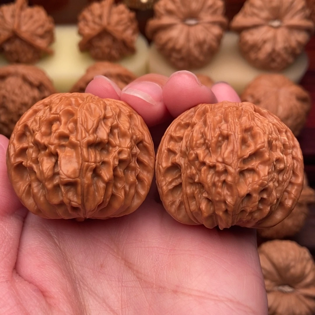 *****把件文玩核桃精品山地磨盘40