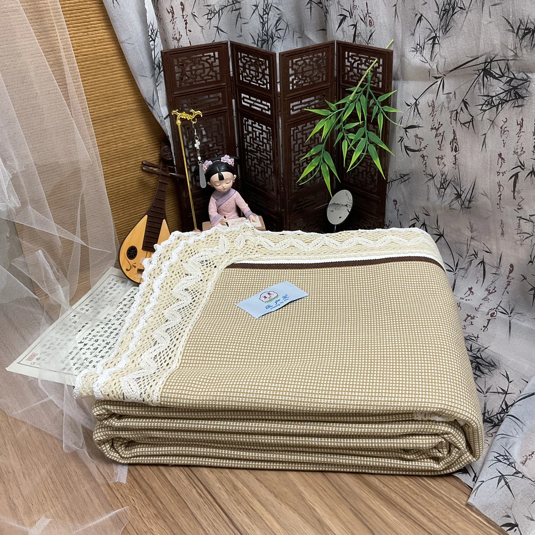 【庄户主】一等品全棉老粗布双经双纬凉席（六合股高支高密）