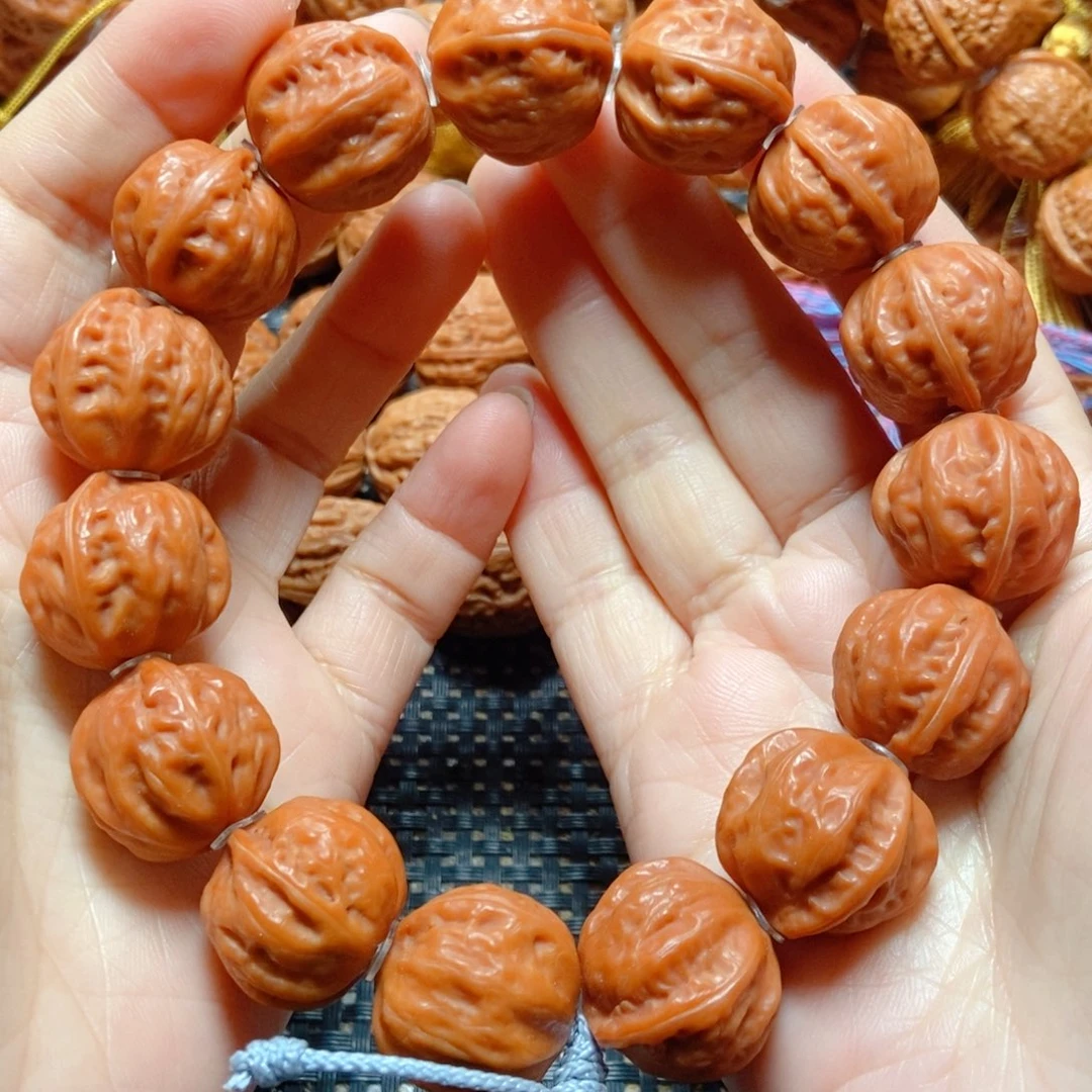 文玩核桃手串磨盘