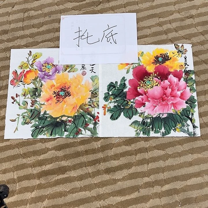 国画小**?花鸟的翅膀和翅膀是