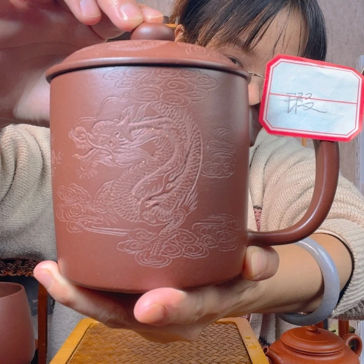 茶杯紫砂原矿紫砂杯