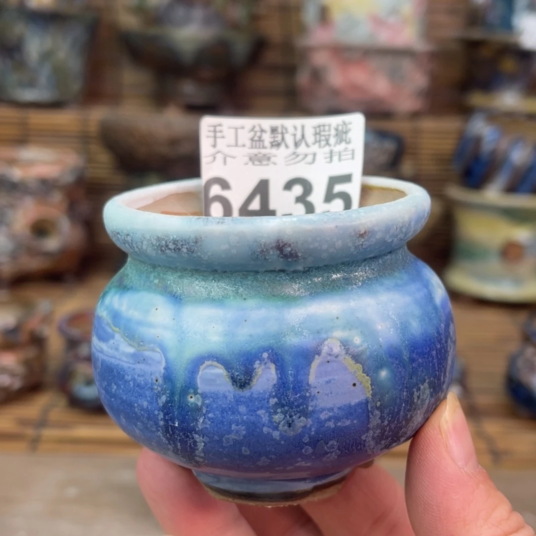 手工花盆默认瑕疵完美者勿拍