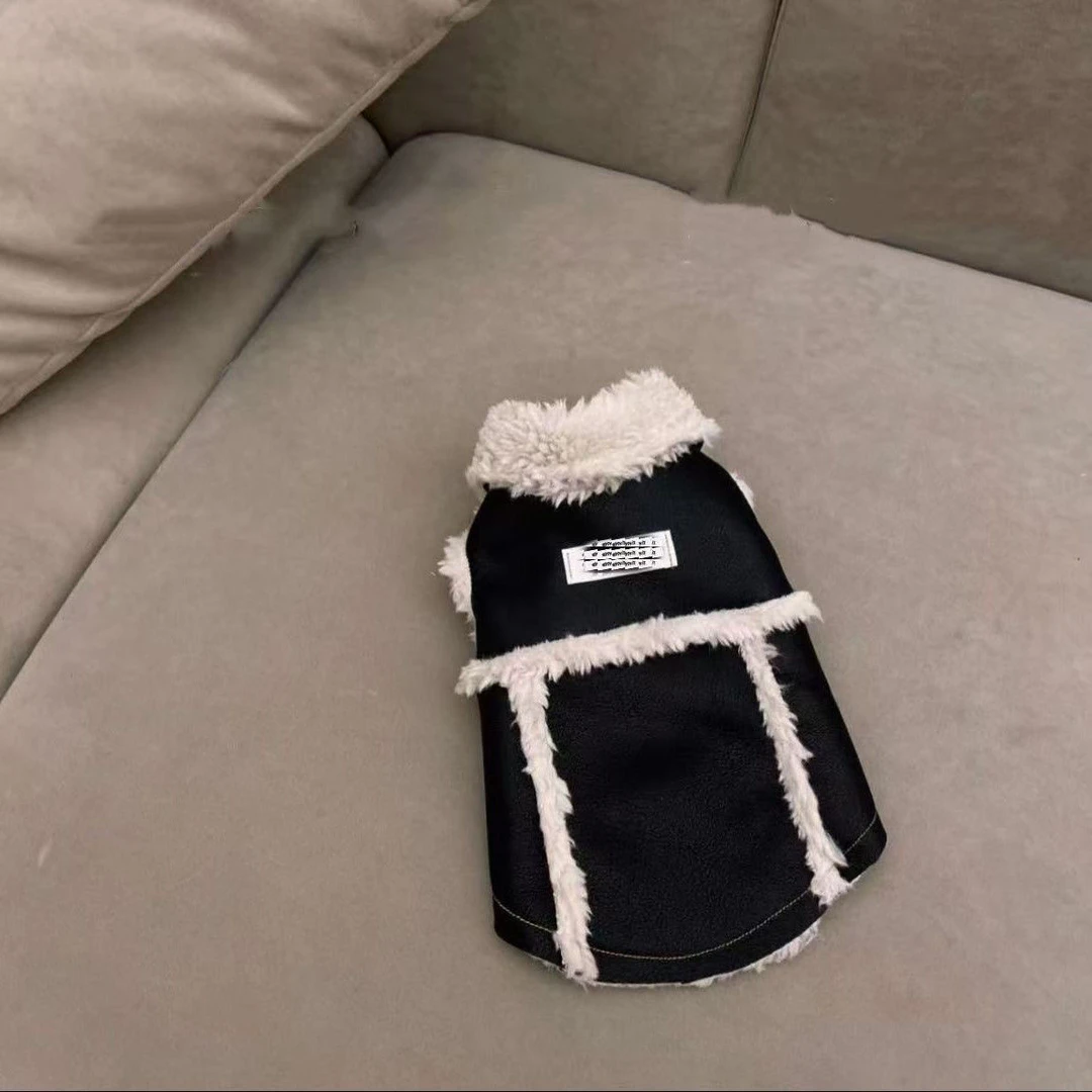 宠物衣服宠物皮毛一体秋冬加厚宠物衣服比熊小体