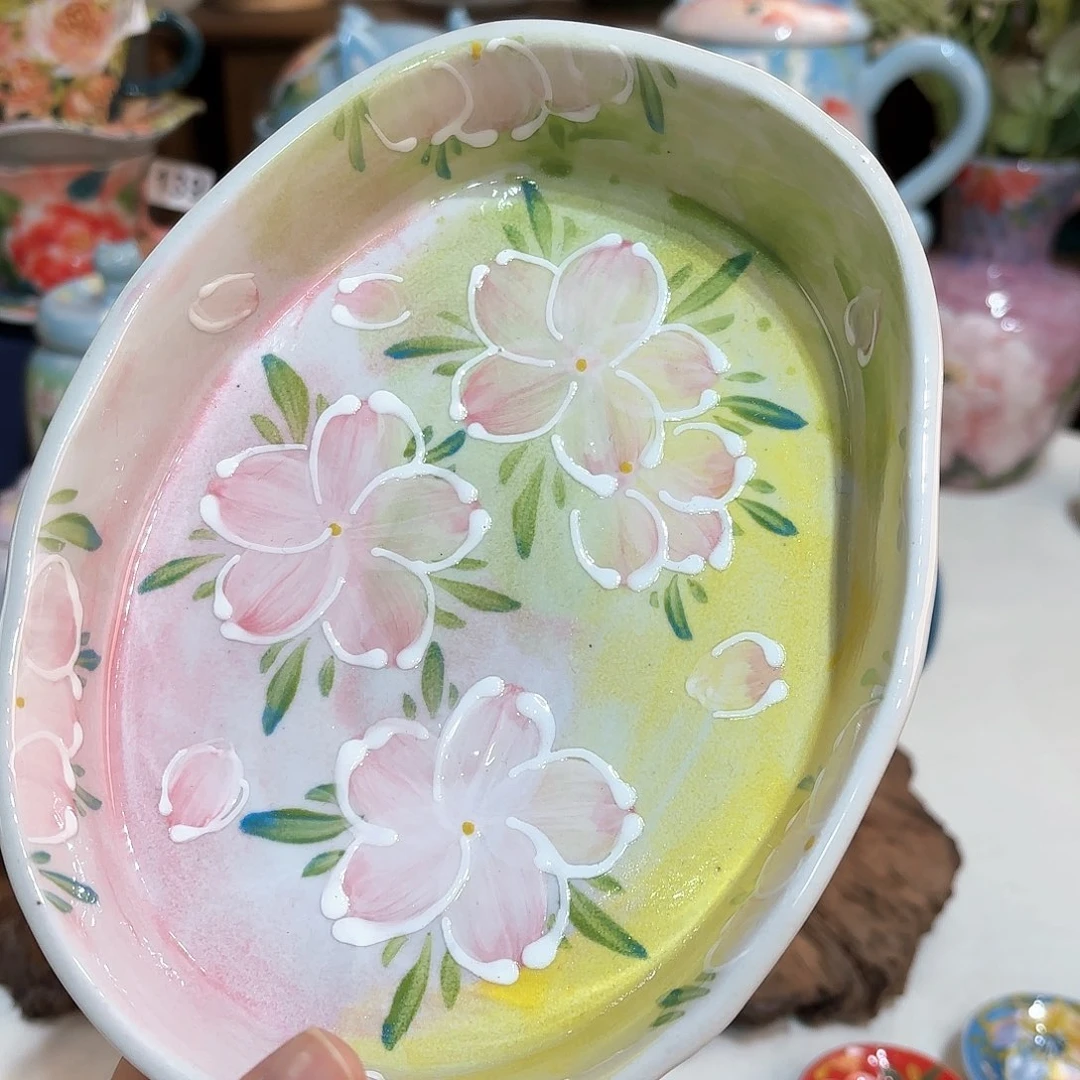 景德镇手绘高温釉下彩陶瓷茶具