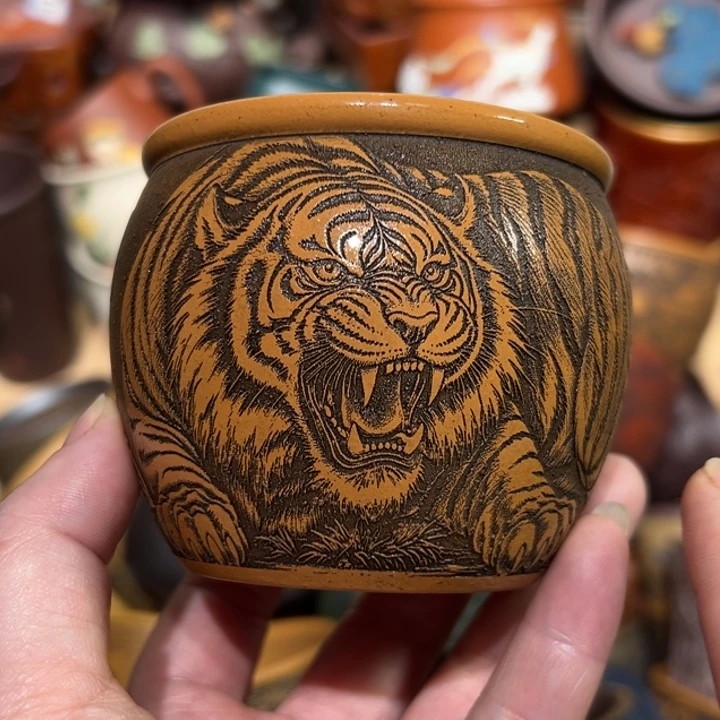 茶杯紫砂宜兴紫砂主人杯