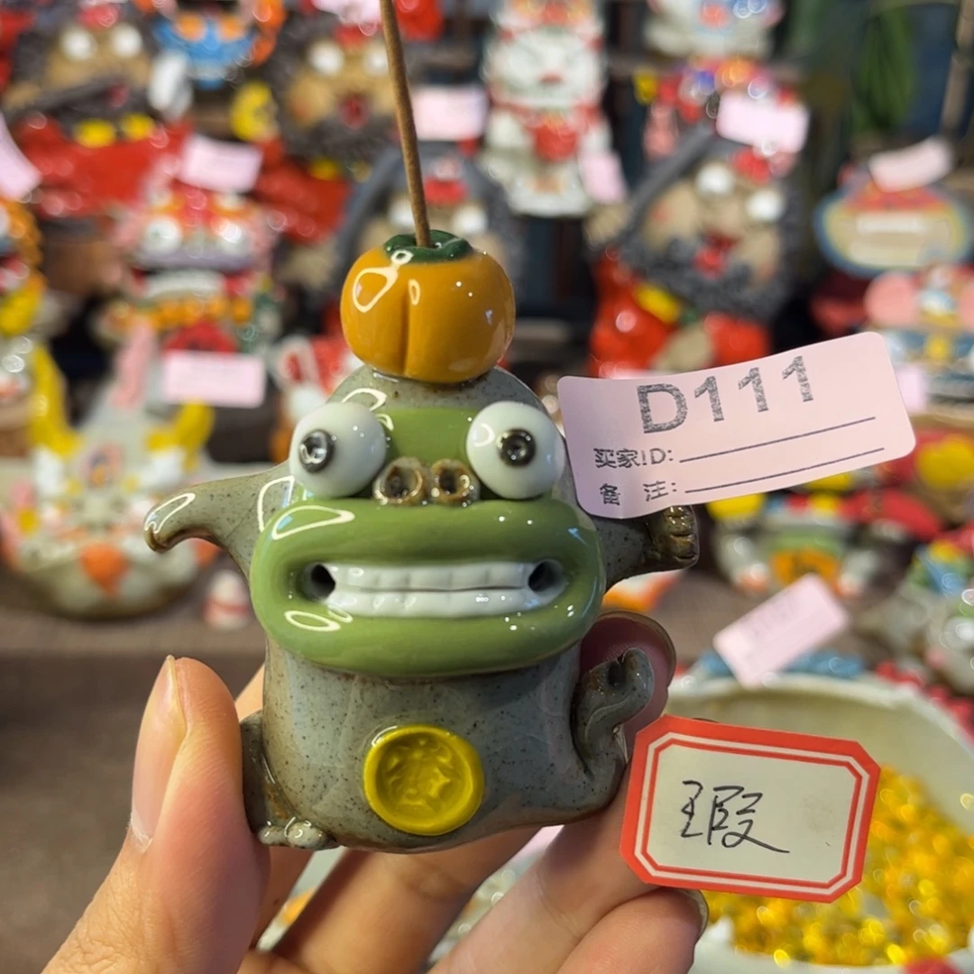 泥塑纯手工茶宠摆件