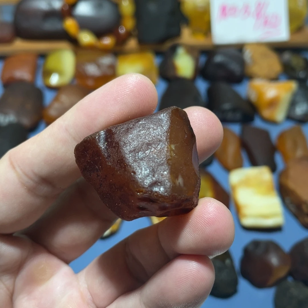 幸***鱼定制蜜蜡未镶嵌波罗的海琥珀蜜蜡