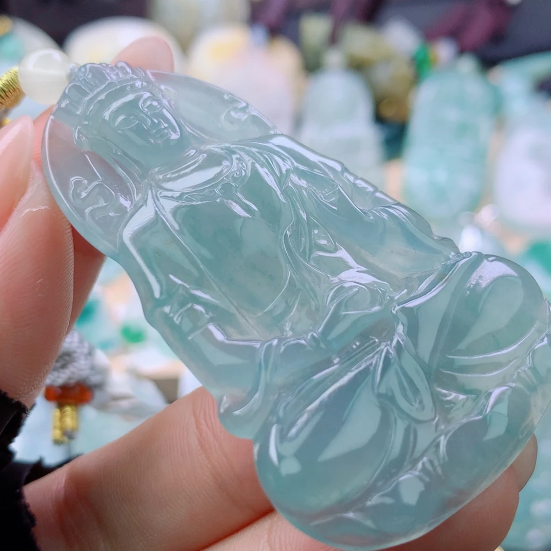 翡翠未镶嵌颈饰翡翠吊坠