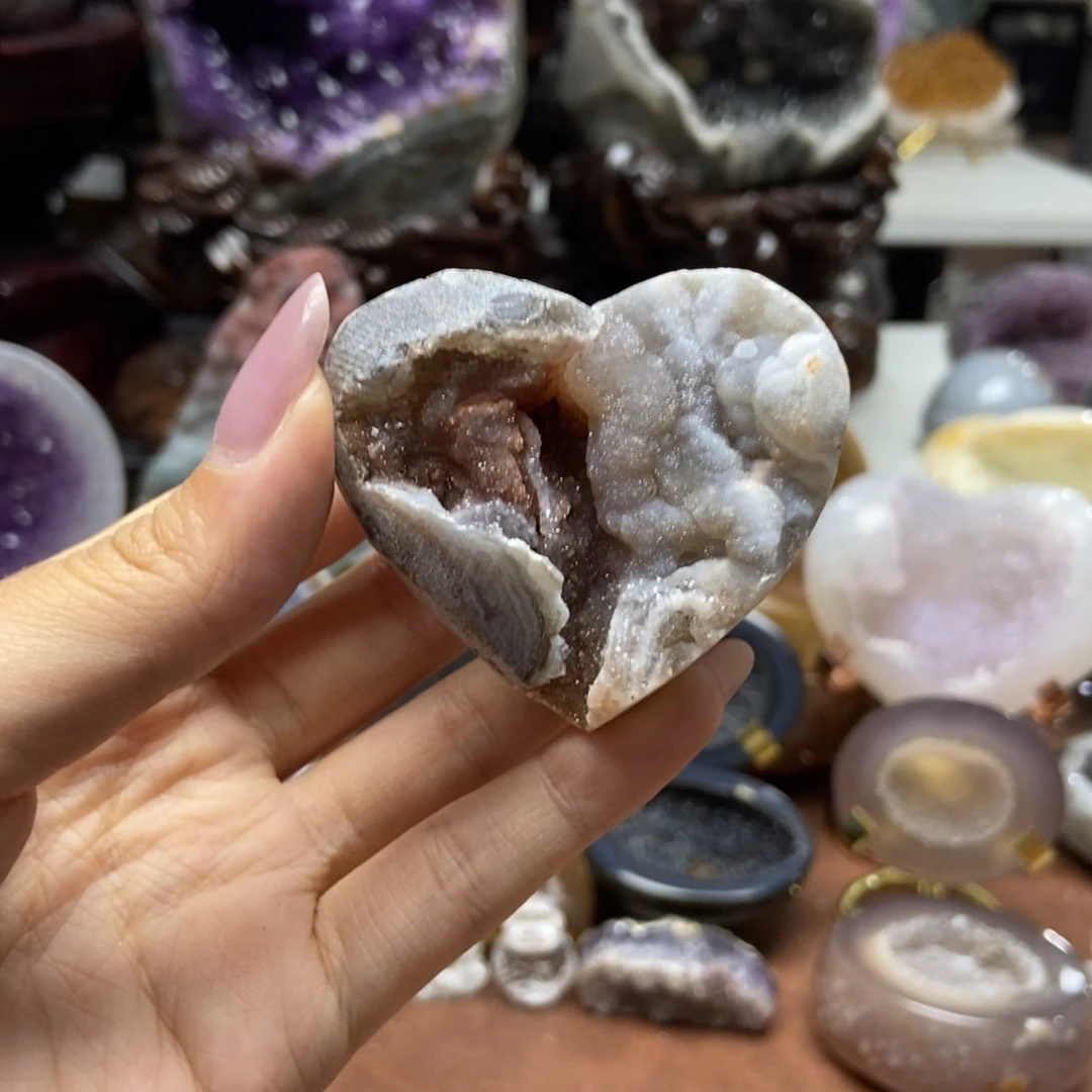 紫晶摆件未镶嵌水晶