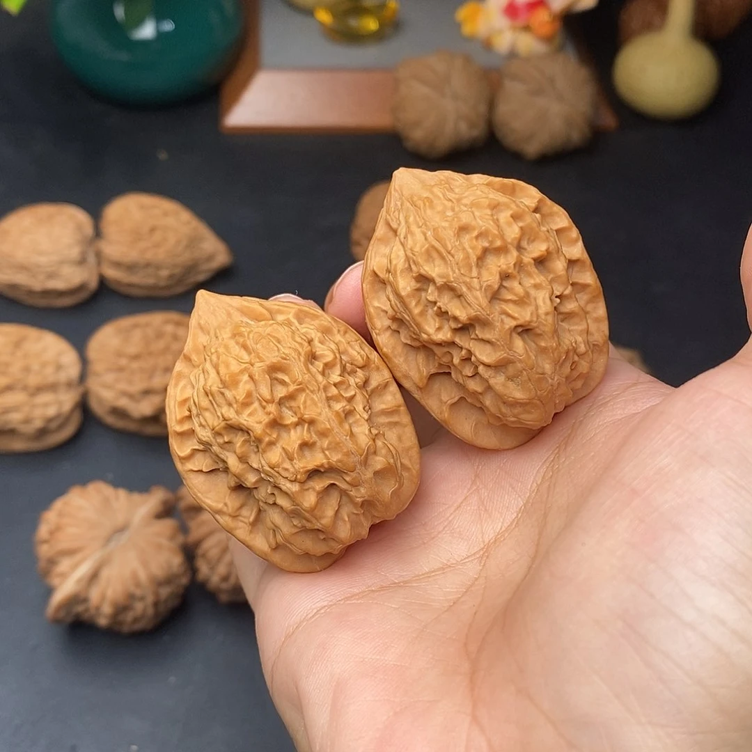 把件文玩核桃妲己全品35.5