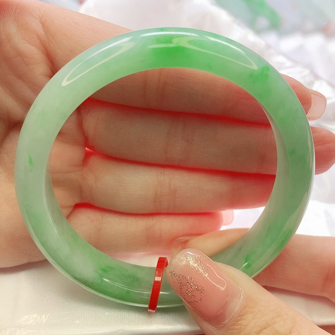 未镶嵌手镯翡翠缅甸天然A货翡翠 55