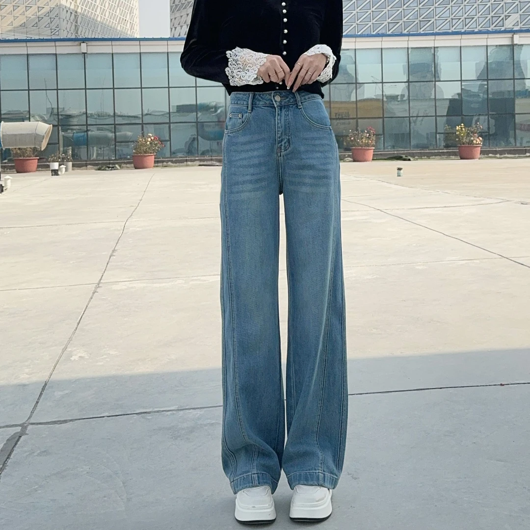 78313新款牛仔裤时尚百搭显瘦