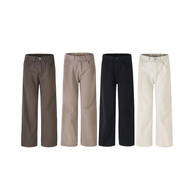 NOMIO春夏cleanfit百搭休闲裤美拉德直筒宽松长裤裤子男女