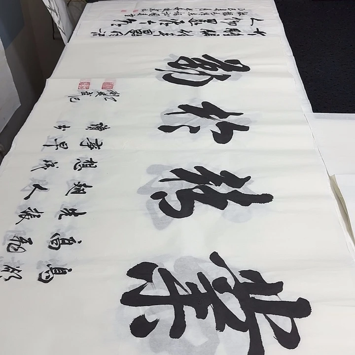 书法老师精品行书平尺