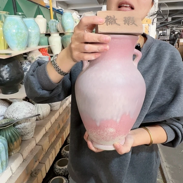 陶摆件景德镇陶瓷花瓶瑕疵专场