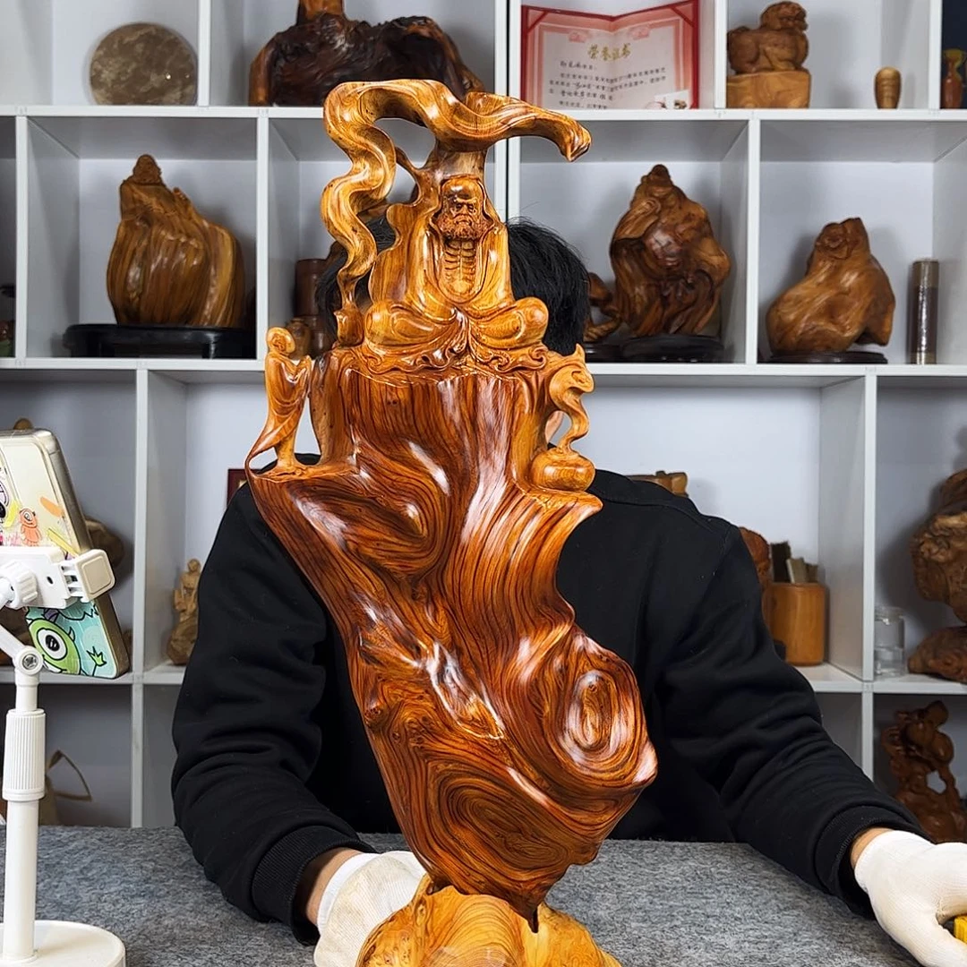 柏木（崖柏）春****。精品摆件收藏品红骨虎皮