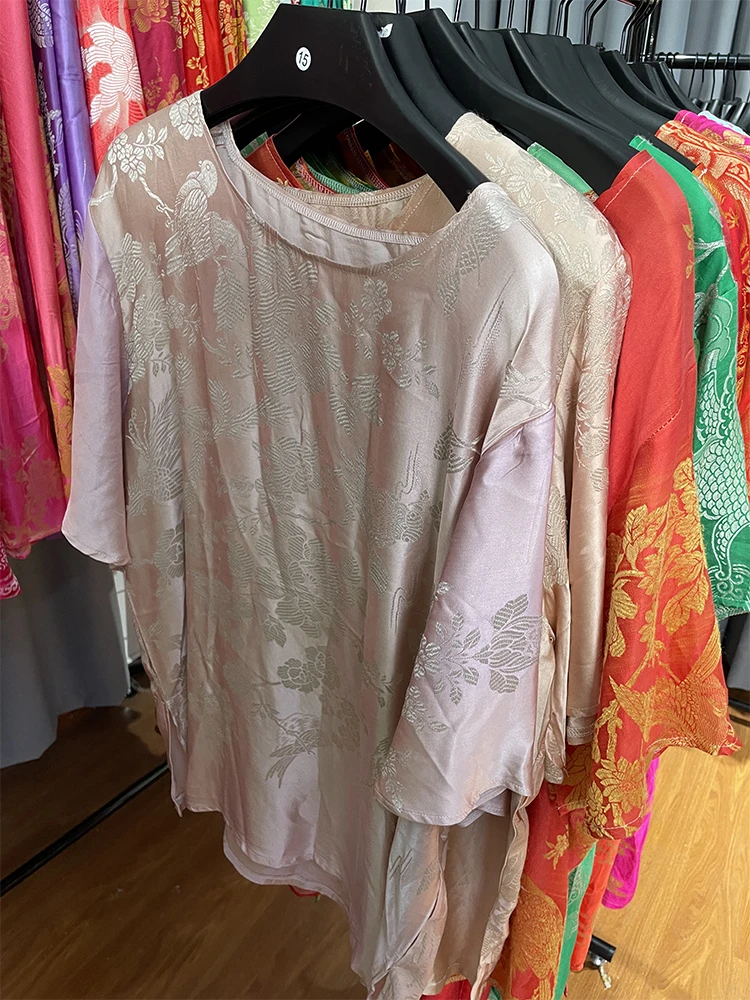 6-老软缎衣服裤子裙子（老软缎有瑕疵介意勿拍）