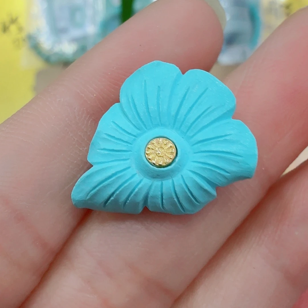 未镶嵌绿松石珠宝奇石