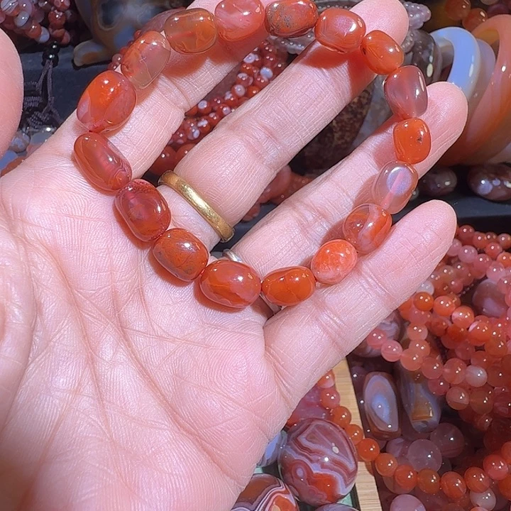 玛瑙/玉髓未镶嵌手链