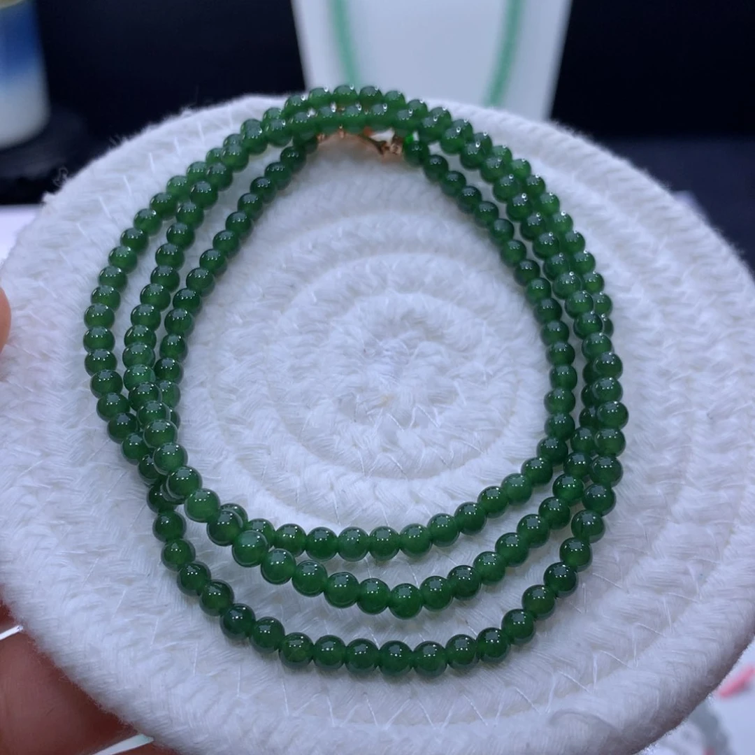 未镶嵌手链翡翠卡4项链