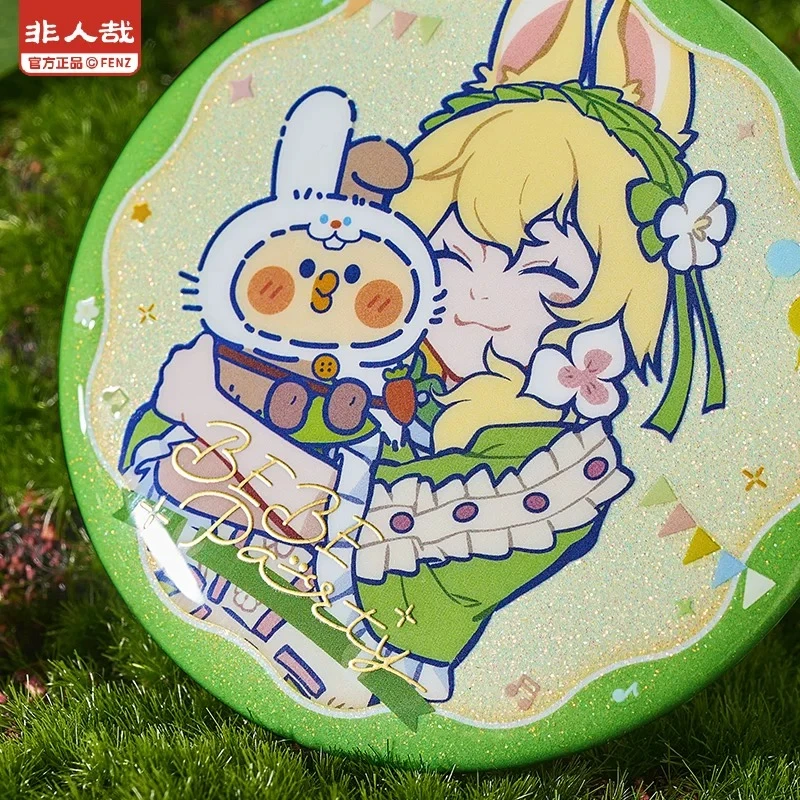 非人哉 小鹦鹉BFBF联名系列正比吧唧周边马口铁徽章盲盒