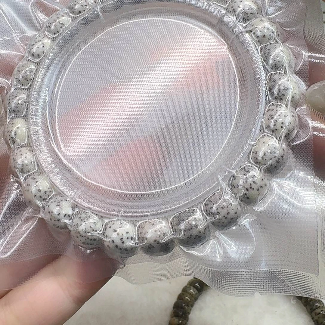 星月菩提手串53练手糯冰石玉98