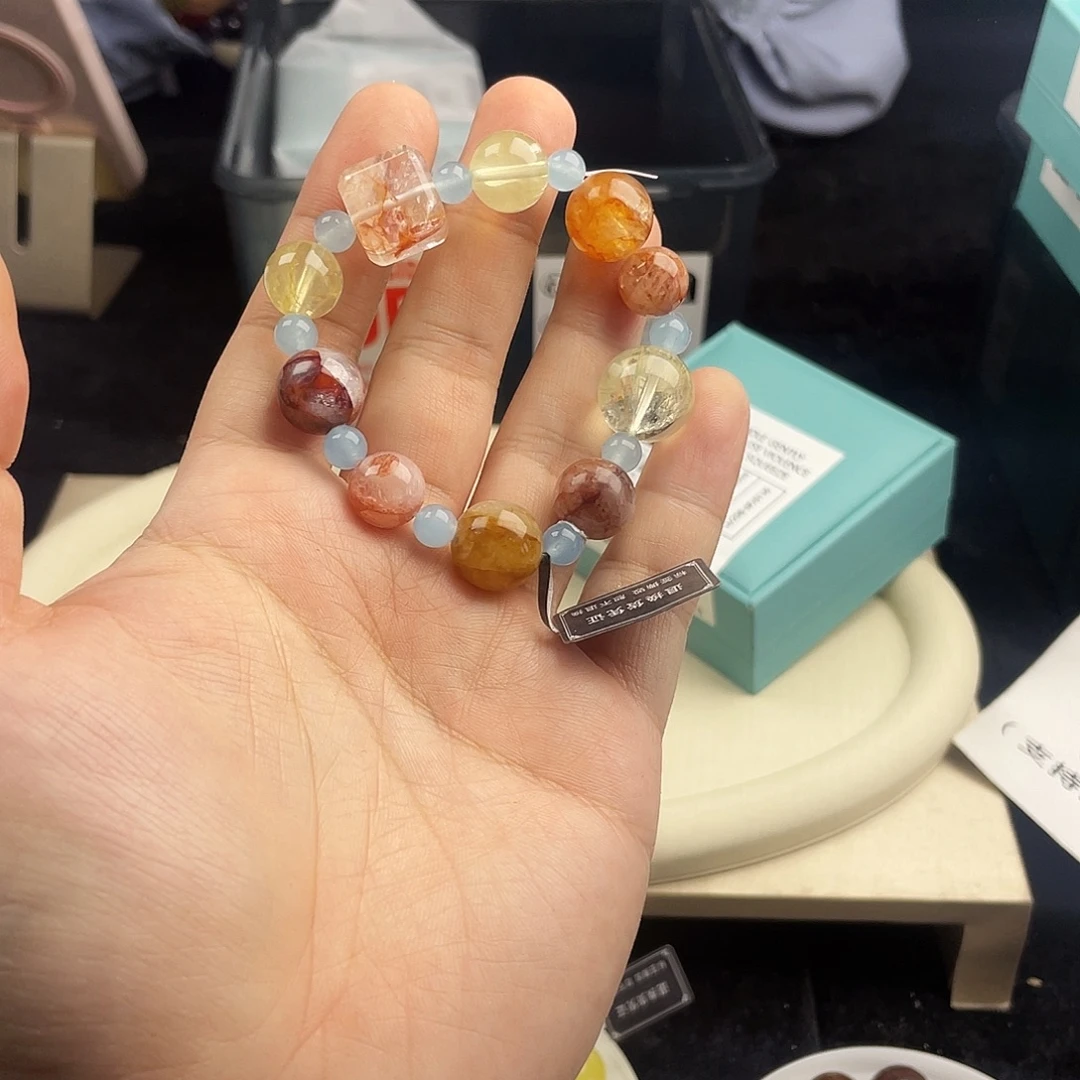 手链银S925镶嵌水晶