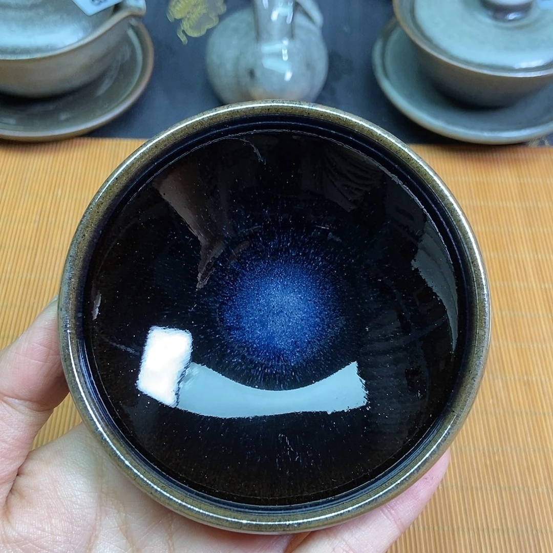 茶盏伊伊建窑建盏茶器458