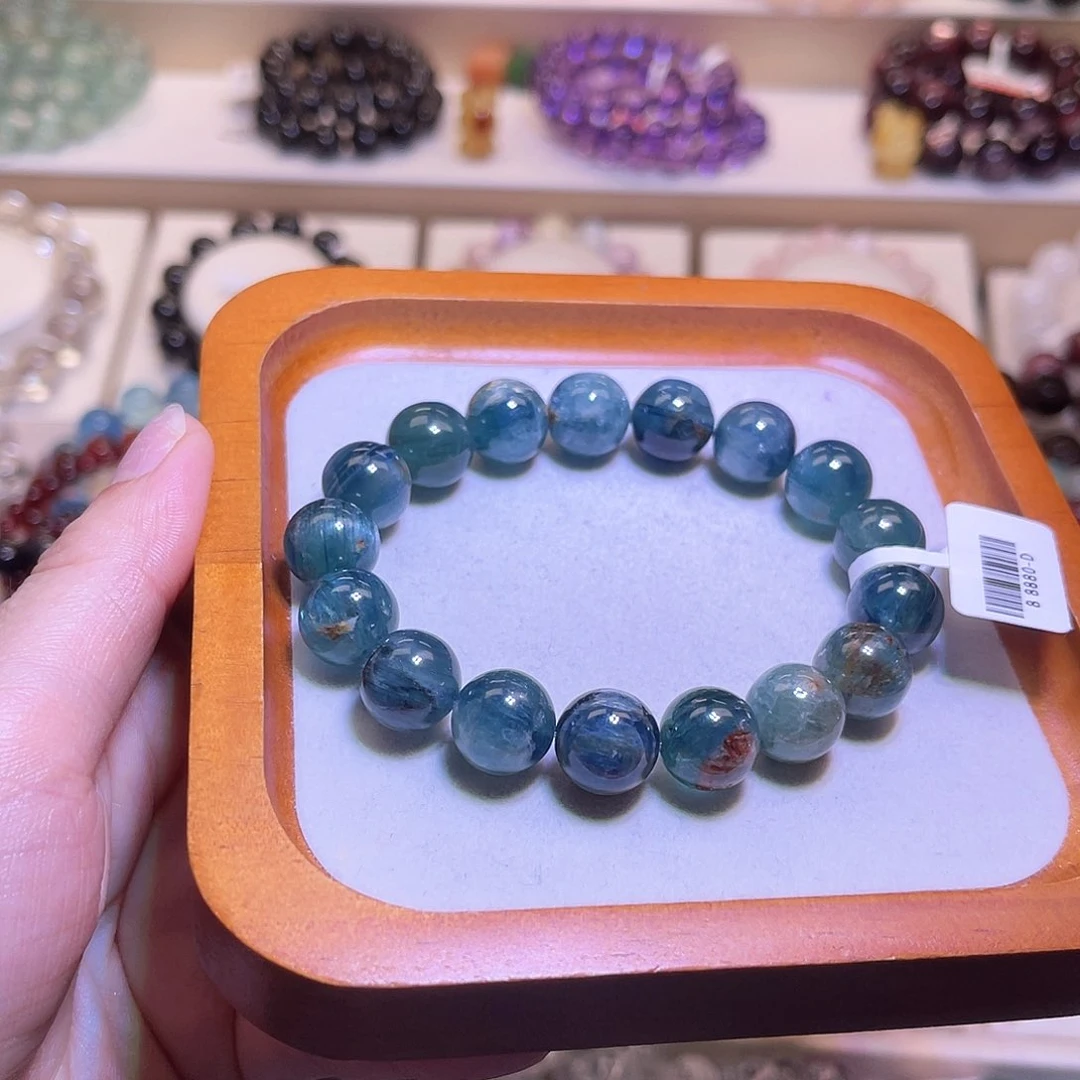 F***Y水晶手链未镶嵌Y油画蓝绿晶12.4