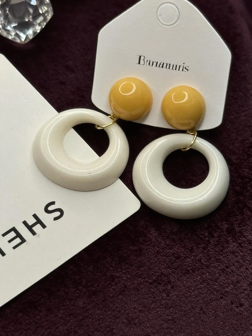 合金耳饰 极简风耳钉 耳环