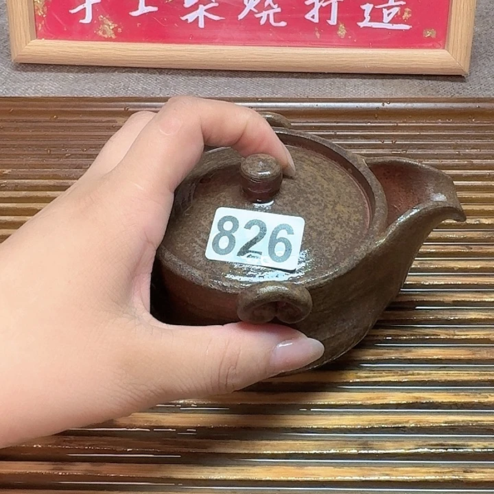 纯手工制作粗陶茶具