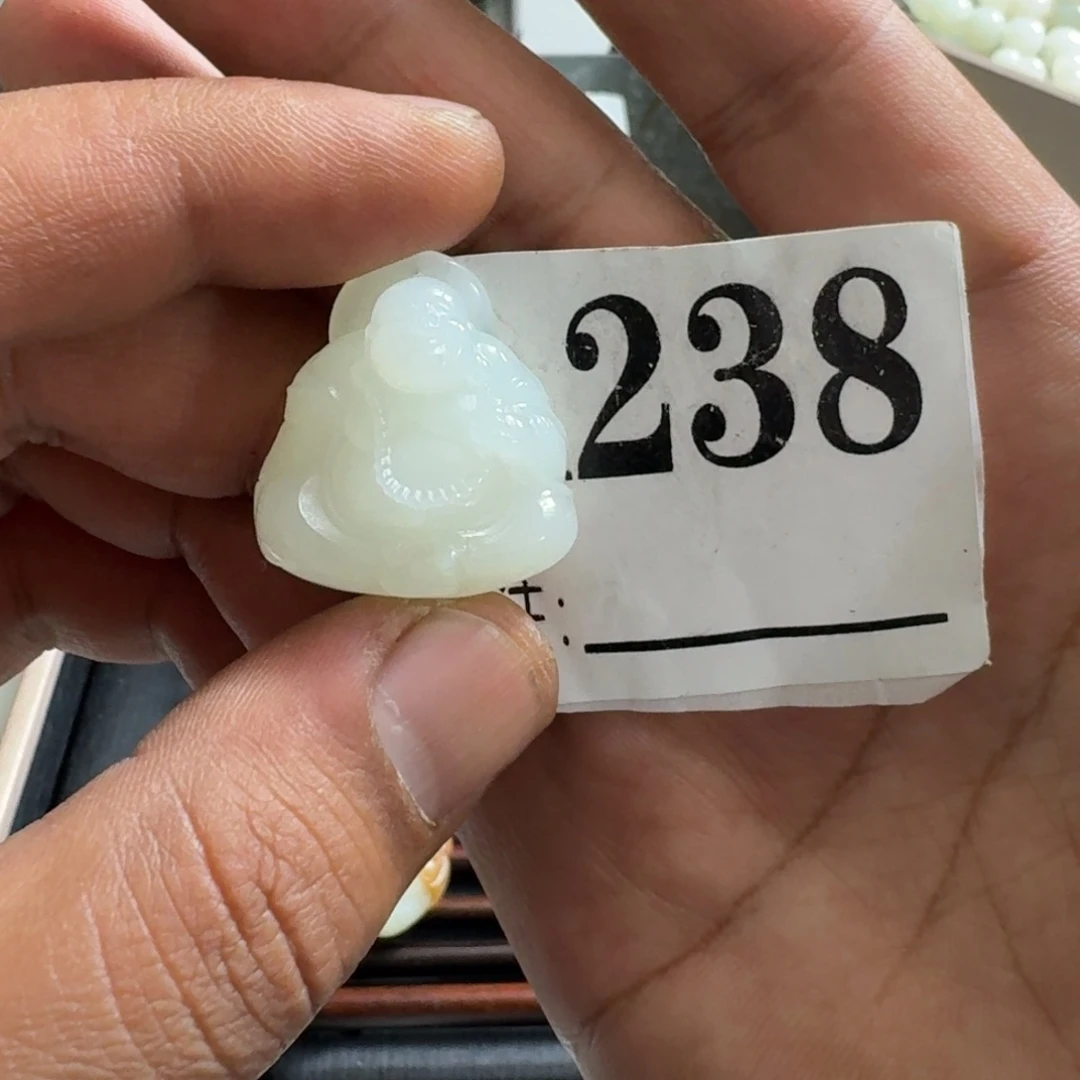 和田玉未镶嵌手链佛公