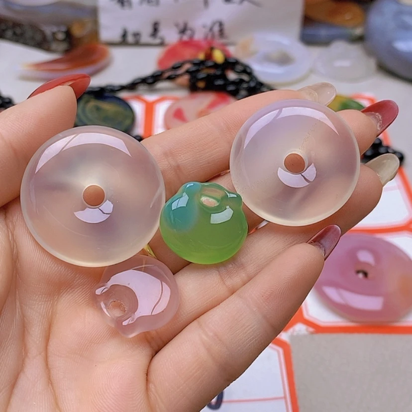 【闪购商品】未镶嵌玛瑙/玉髓珠宝半成品抖***友