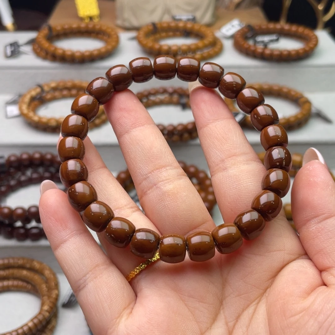 手串紫金鼠紫金鼠实心直切9