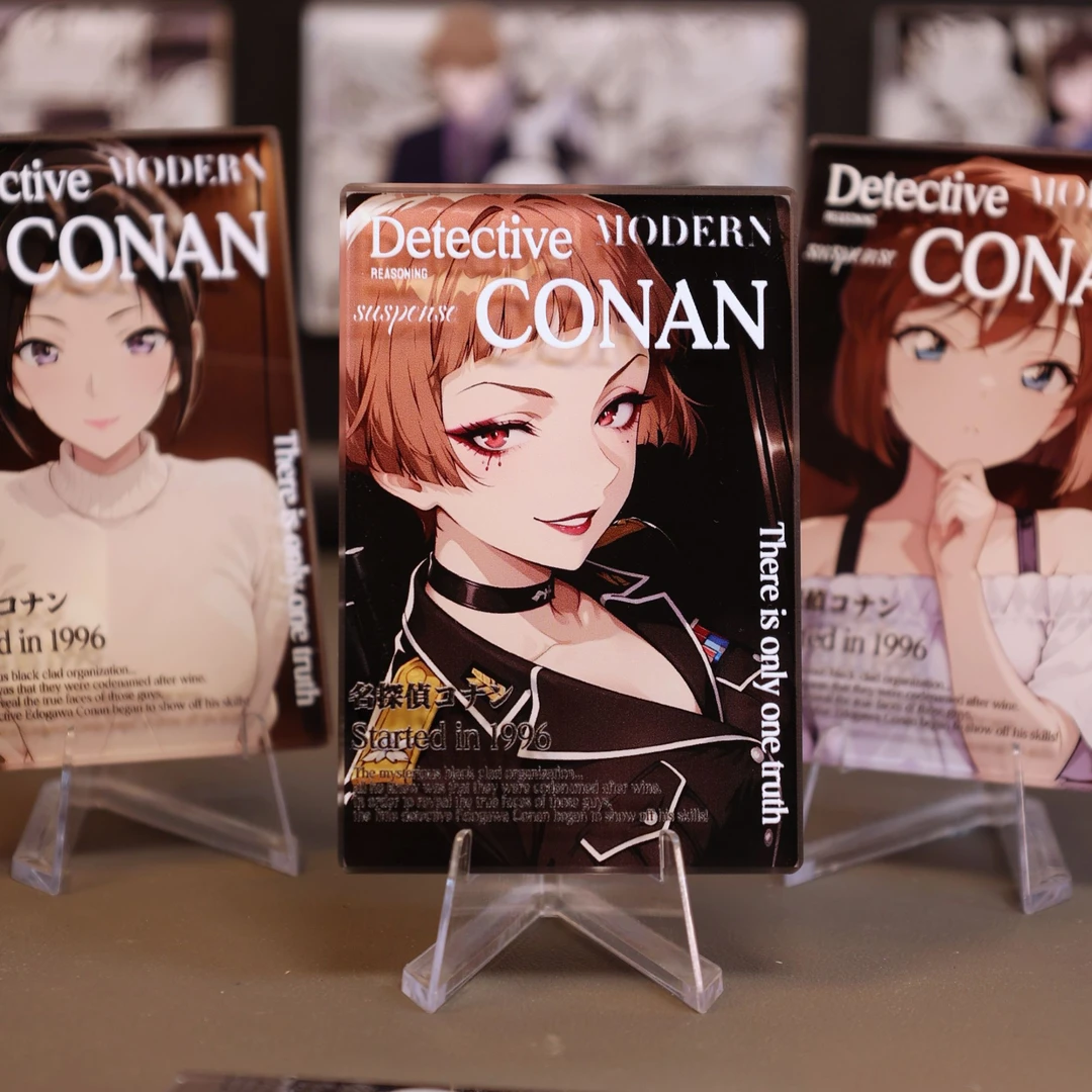 【玩法】灵动文创-名侦探柯南卡砖-亚克力水晶砖