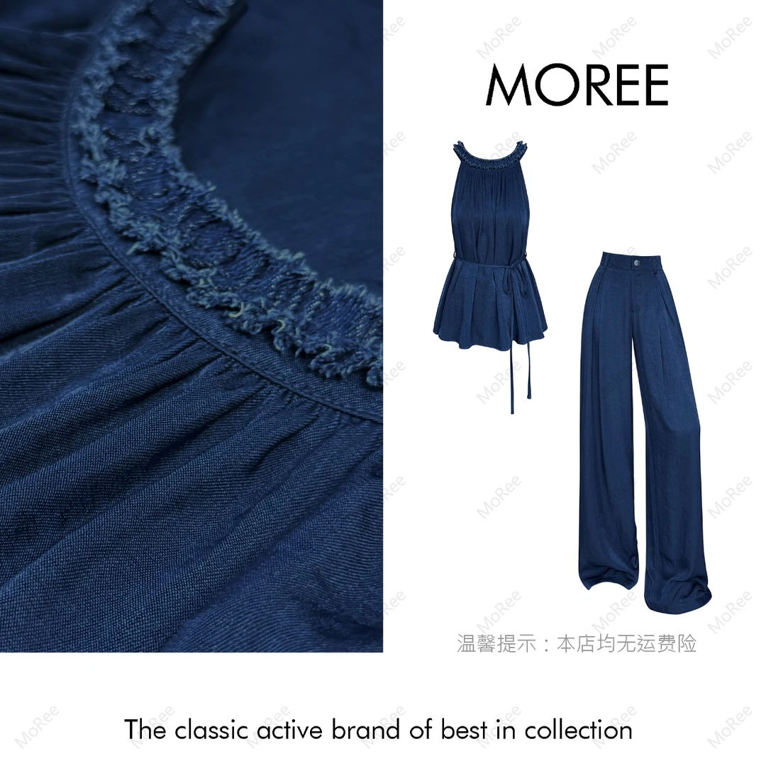 【MOREE】détaillée买手店设计感裤套装-Z6235