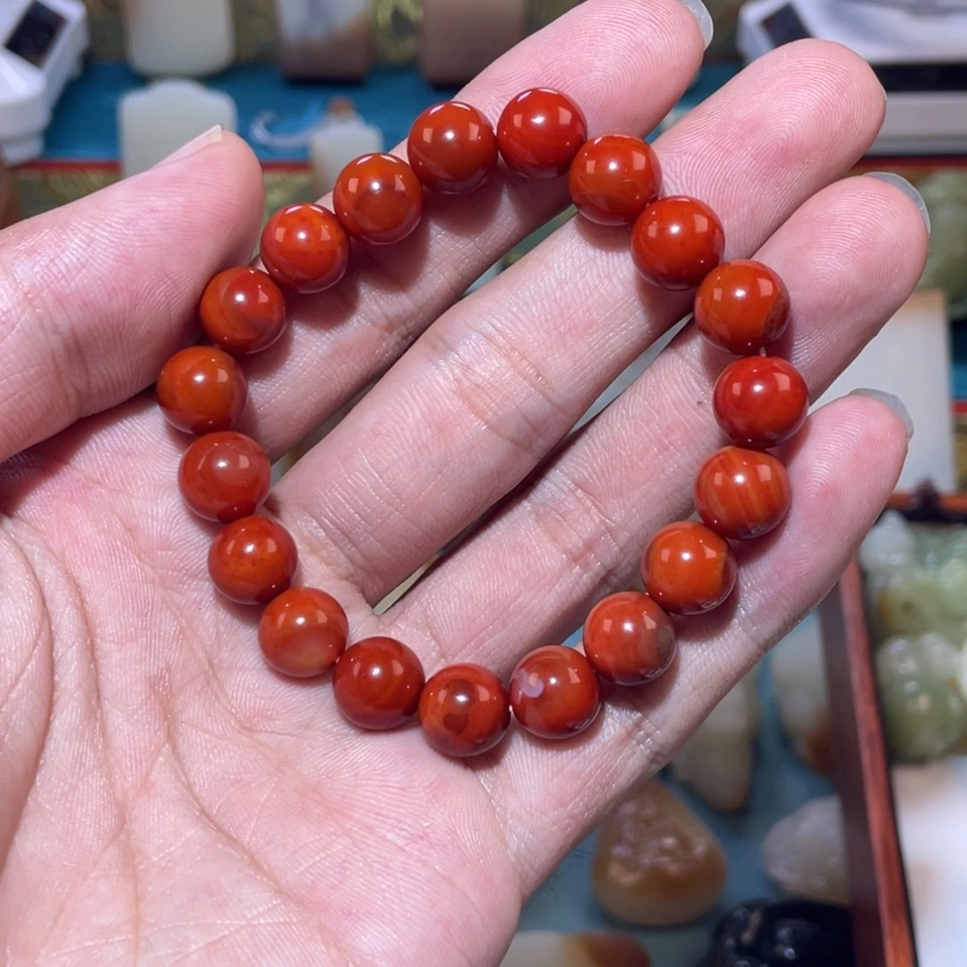 未镶嵌手链南红玛瑙