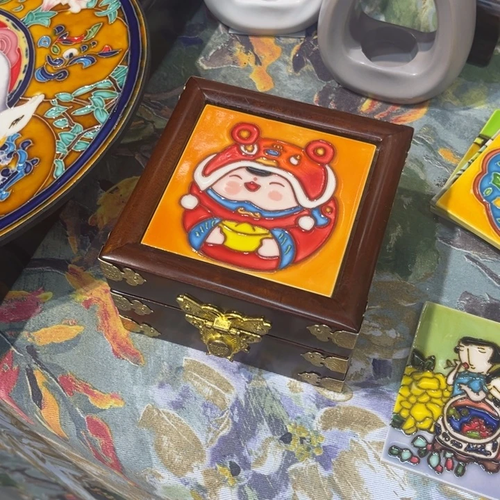 加大款瓷板画艺术作品