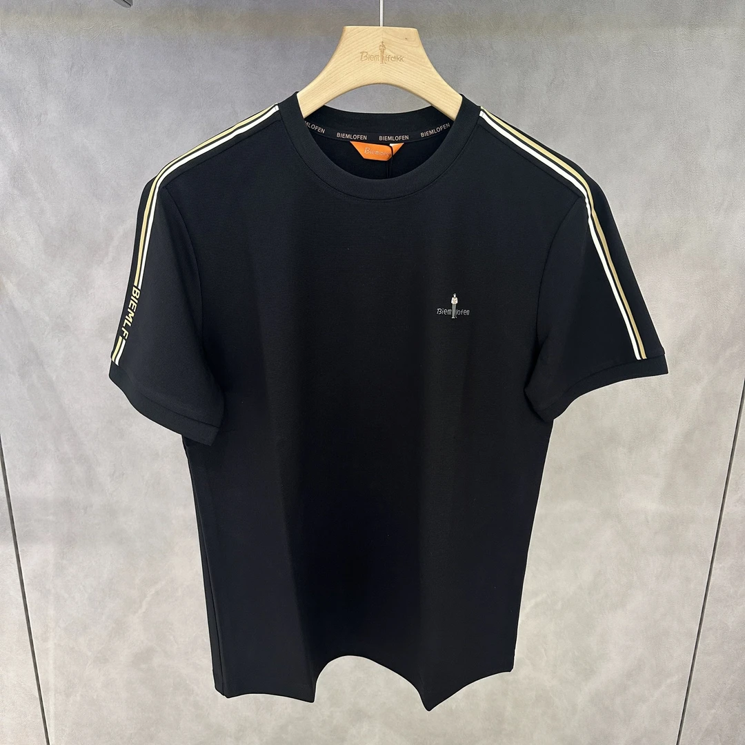 BIEMLFDLKK/比音勒芬男装2025年夏季男士短袖T恤