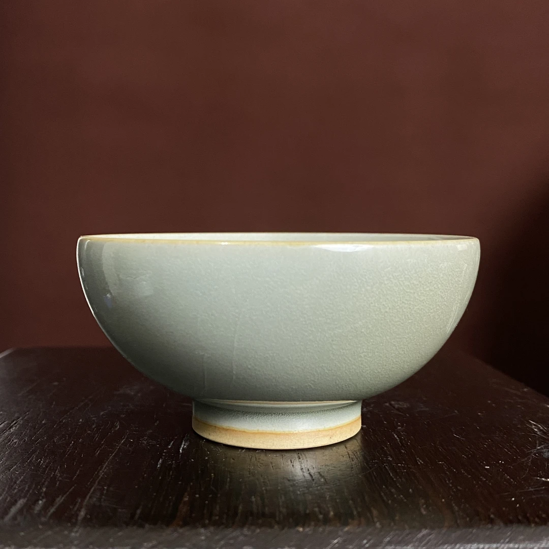 【山隐青瓷】柴烧窑变陶瓷冰裂纹普洱杯马蹄杯茶盏主人杯茶杯茶具