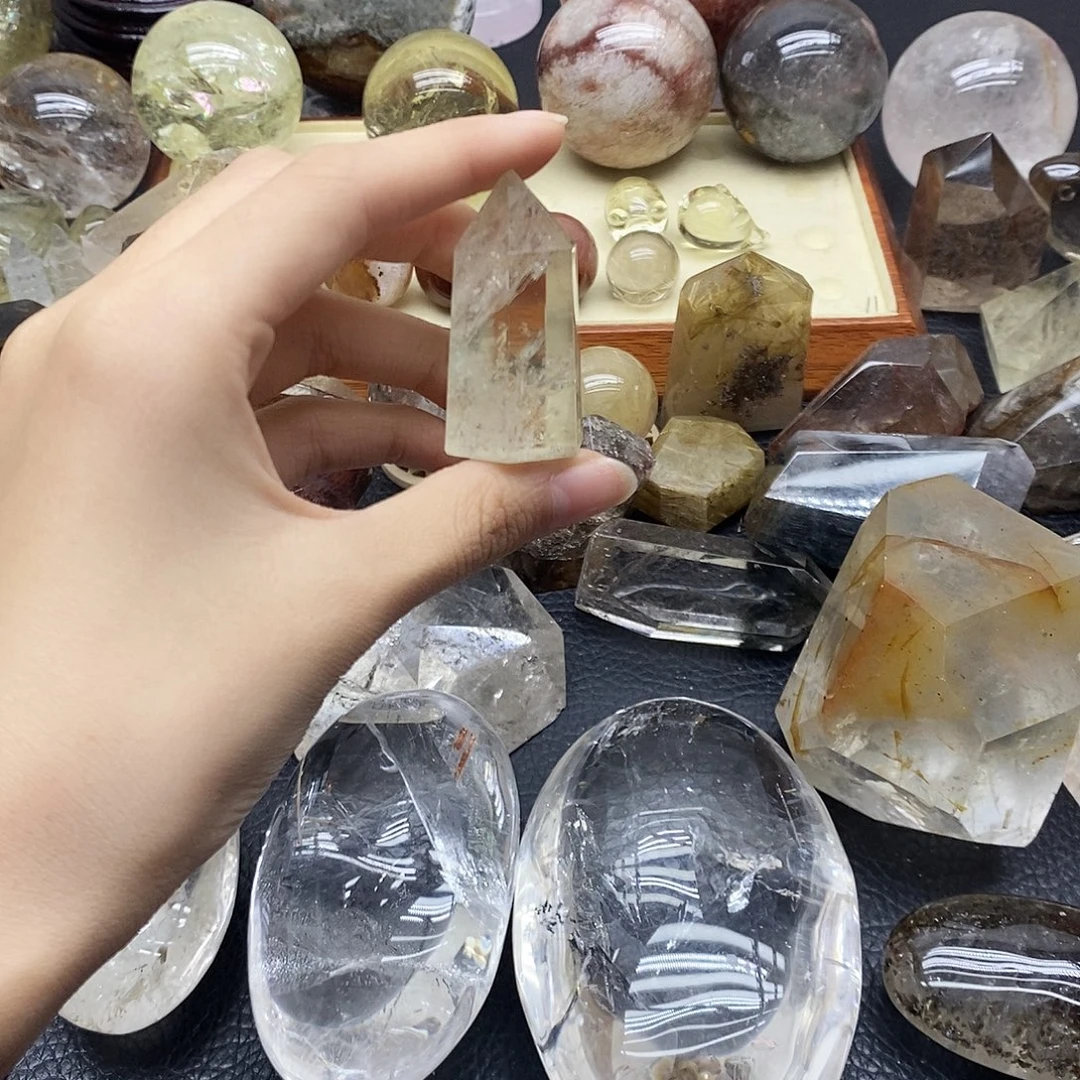 水晶未镶嵌珠宝半成品67水晶石