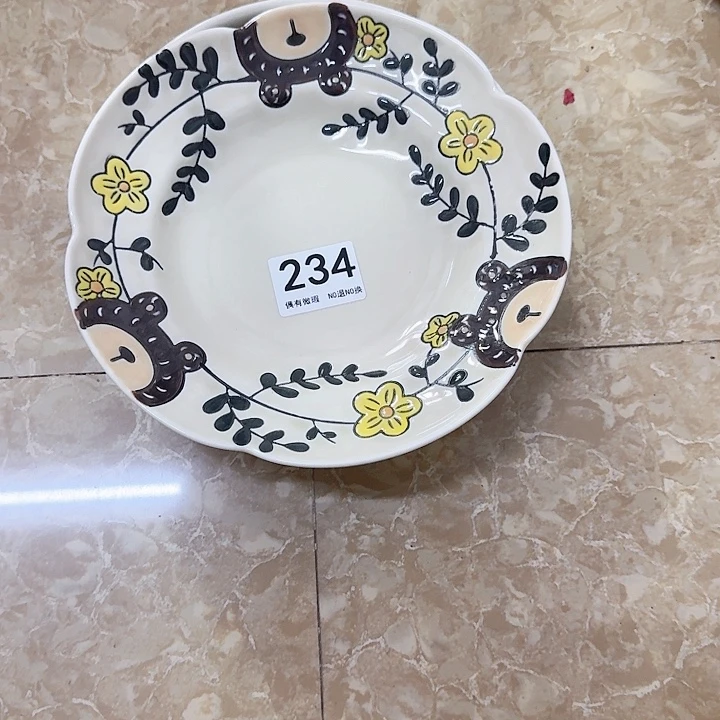 新骨瓷陶瓷碗234两个盘子