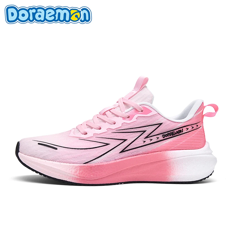 哆啦A梦 男鞋春季新款缓震透气抓地防滑网面轻便鞋时尚潮流运动鞋