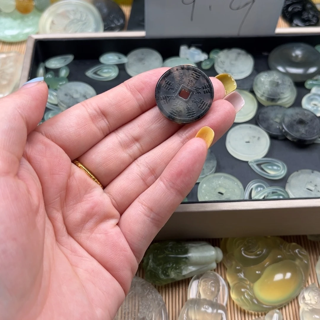 未镶嵌蛇纹石玉手链蒜*