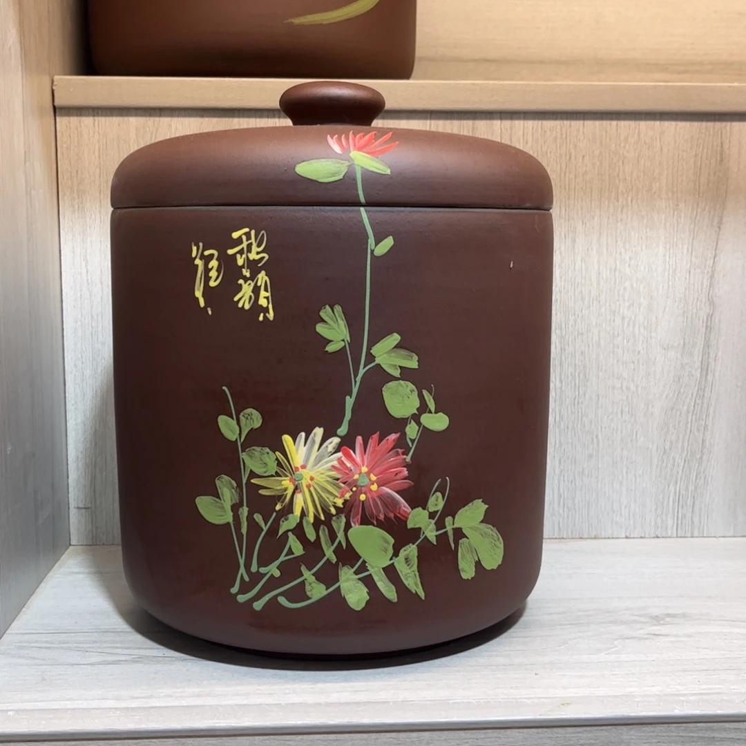 茶叶罐紫砂8 饼茶叶罐